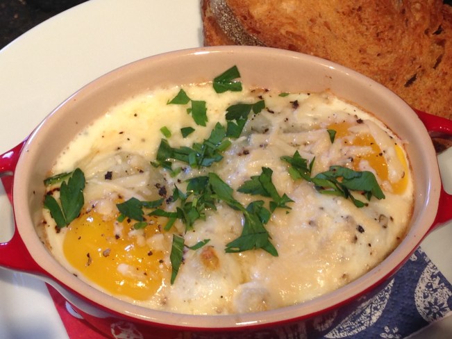 20140809_Baked Eggs with Bacon and Spinach_iPhone_IMG_0547
